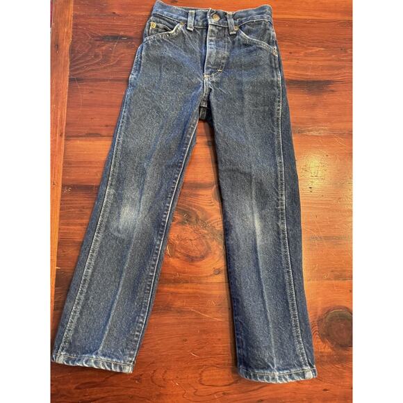 Vintage Lee Denim Jeans Boys Size 6 Slim - Picture 1 of 5